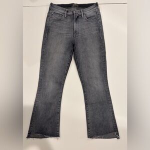 MOTHER Flare Jeans in Charcoal Gray Size 27